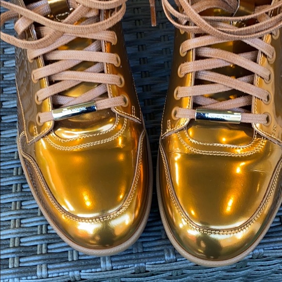 Metallic copper DIOR sneakers with shoe box - Picture 7 of 7